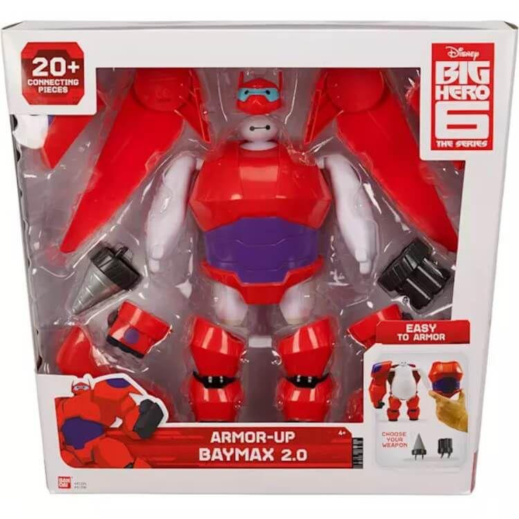 Baymax Com Armadura Baymax 2.0 Big Hero 6 Disney Bandai 41296